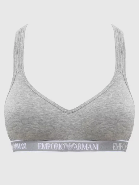 Бюстгальтер Emporio Armani сірий