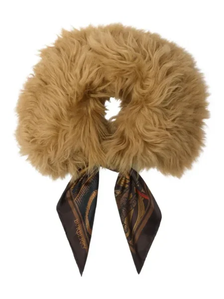 Galléros báránybőr sál Burberry barna