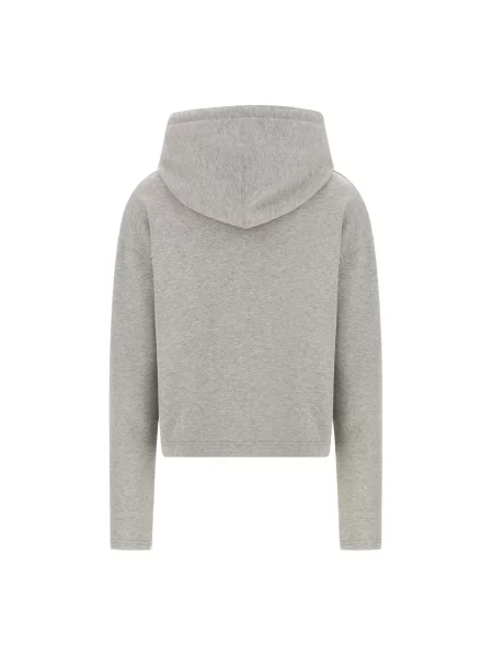 Bluza z kapturem Ami Paris szara