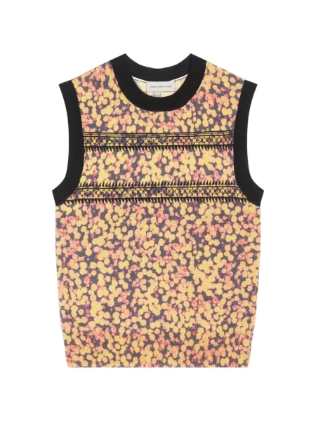 Pulover Dries Van Noten de lână portocaliu