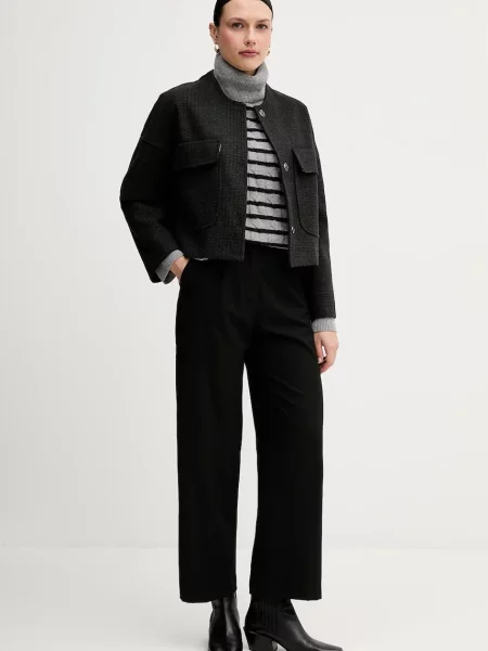 Sandro Ferrone kurtka przejściowa oversize zielony