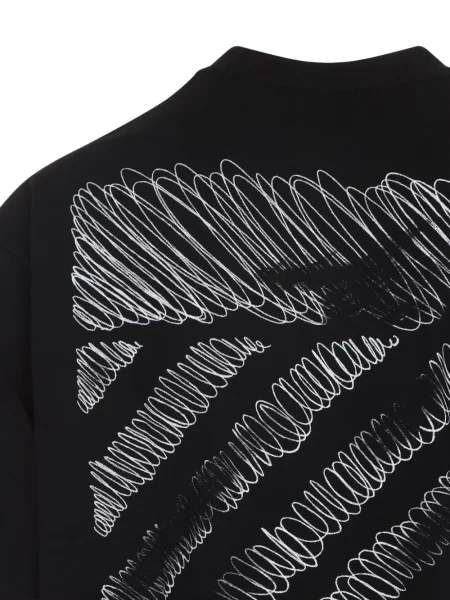 Lung tricou Off-white alb