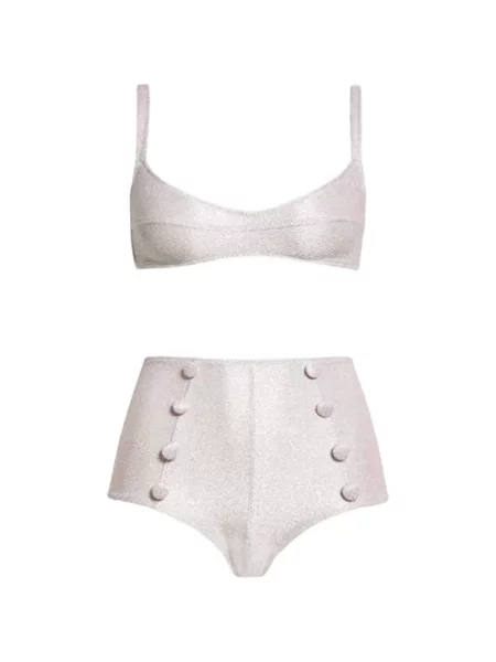 Bikini Lisa Marie Fernandez srebrne
