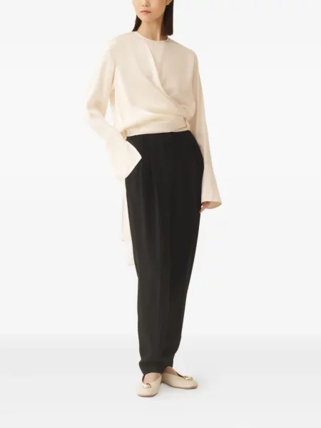 Svilena bluza Fabiana Filippi bijela