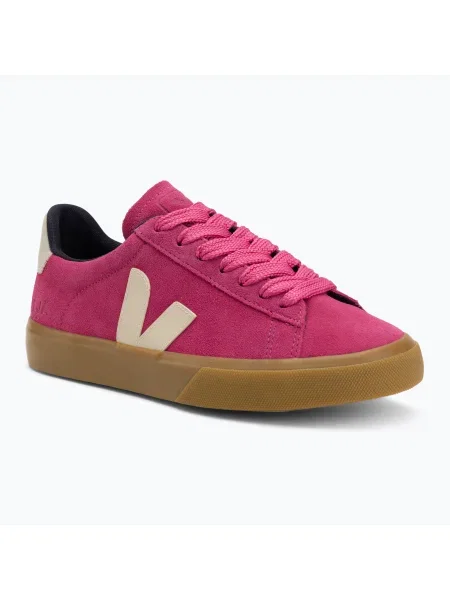 Sneakerși Veja Campo din piele de căprioară roz