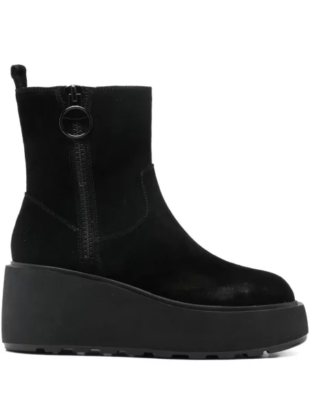 Botine Cafènoir cu platformă negru