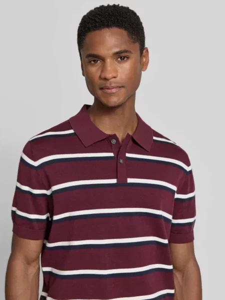 Koszulka polo o kroju regular fit z kołnierzykiem polo Christian Berg Men