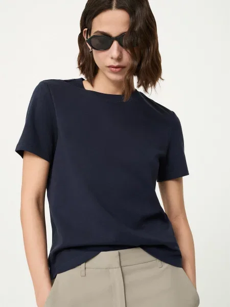 Футболка MANGO темно-синій синя