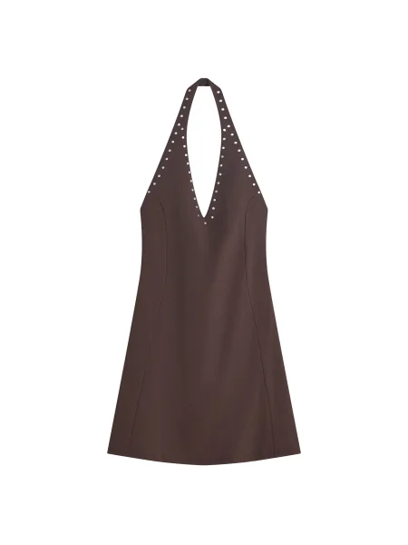 Bershka Rochie închis maro