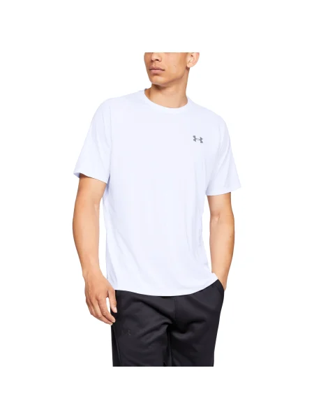 Under Armour pánske tréningové tričko UA Tech SS Tee white biela