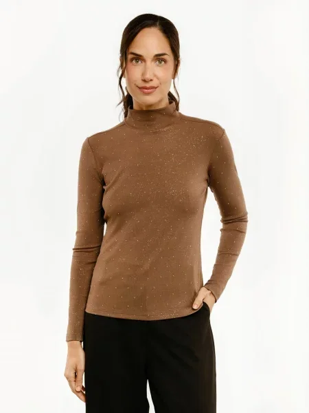 Liberte Essentiel Tricou TAMMI maro