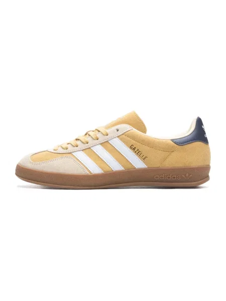 Adidas Originals sneakersy zamszowe Gazelle Indoor żółty białe