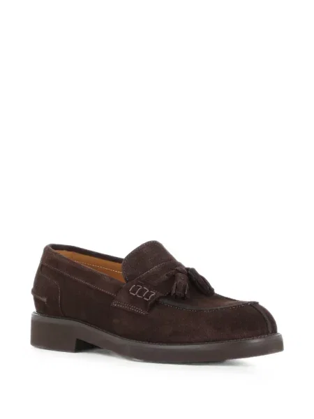 Pantofi loafer Tassinari din piele de căprioară maro