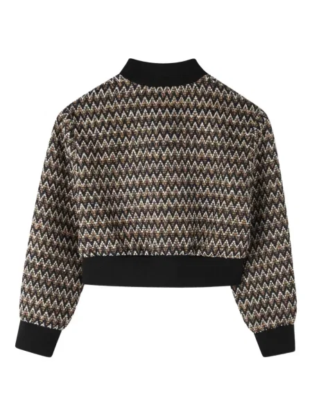 Kurtka bomber dziecięcy Lanvin Enfant czarny