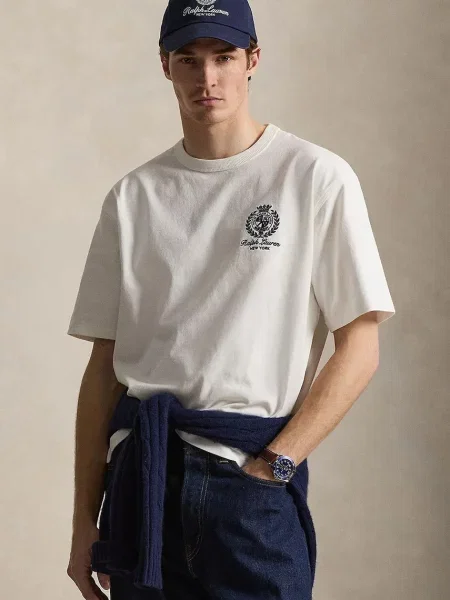 Polo Ralph Lauren Tričko námornícka modrá biela