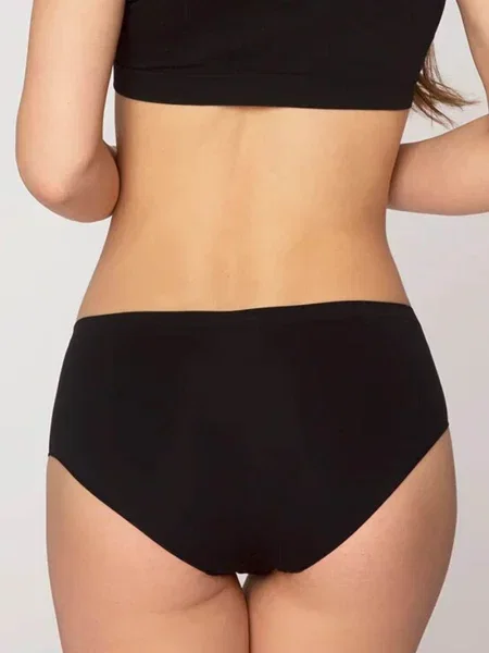 Женские однотонные трусики FIGI_GATTA_BIKINI_CLASSIC_SENSUAL_SKIN чорні