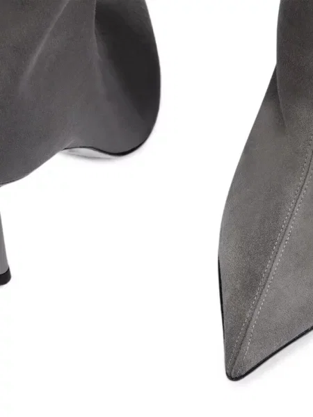 Botine Le Silla din piele de căprioară gri