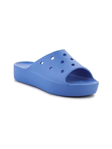 Natikače Crocs s platformom plava