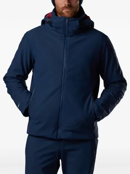 Geacă Rossignol cu glugă softshell albastru