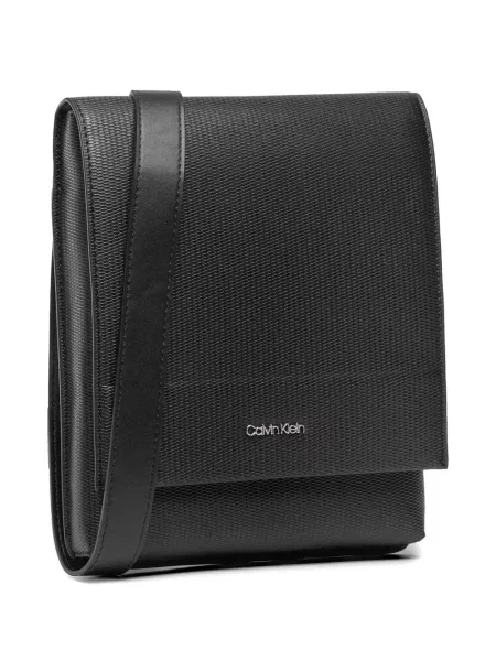 Geantă Calvin Klein cu autograf negru