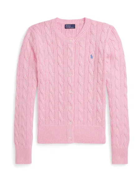 Polo Ralph Lauren Geacă tricotată deschis roz