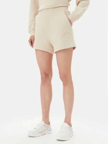 Armani Exchange Szorty sportowe beżowy