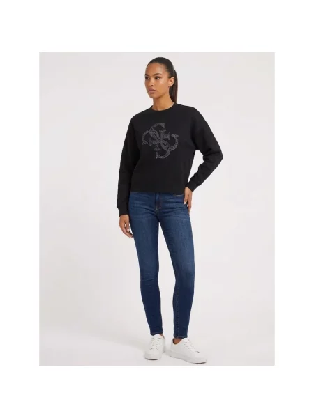 Bluza Guess z logo czarna