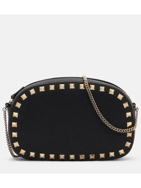 Torebka crossbody Valentino Garavani skórzana czarna
