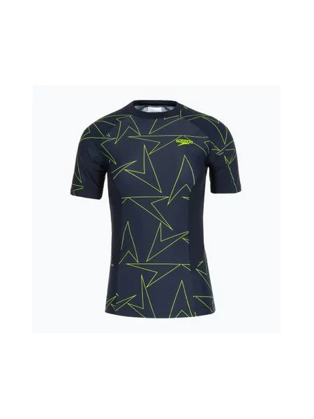 Футболка для плавання Speedo Boomstar Allover Rash Top blue синя