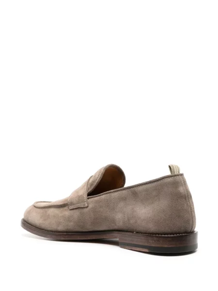 Велурени slip-on лоуфъри Officine Creative кафяво