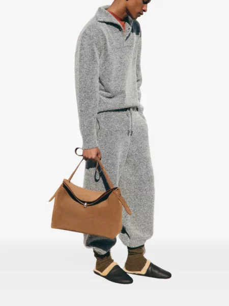 Gulerat pulover Jacquemus gri