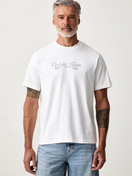 Calvin Klein Jeans tricou pentru bărbați din bej