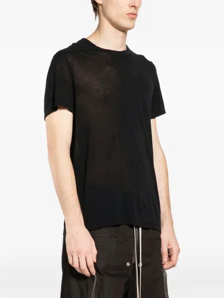 Tricou Rick Owens scurt negru