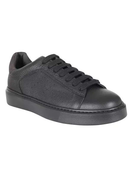 Sneakersy Doucal's skórzane czarne