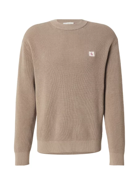 Calvin Klein Jeans Pulover CLSC închis maro