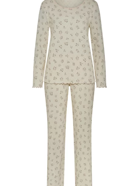 S.Oliver Pijama crem / kaki / roz pastel negru