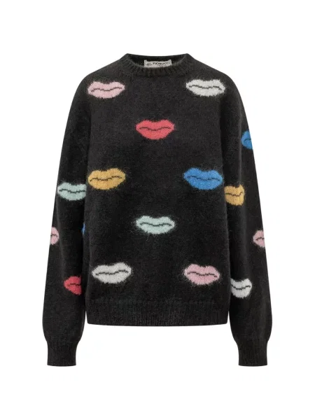 Pulover Fiorucci de mohair negru