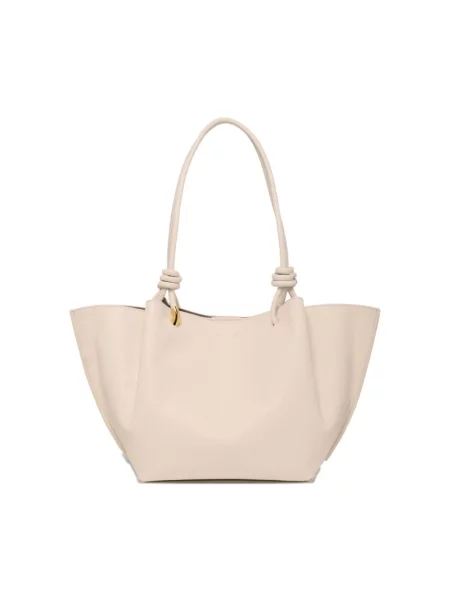 Torebka Coccinelle skórzana biała