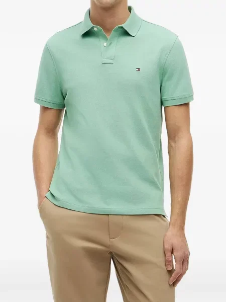 Polo Tommy Hilfiger με κέντημα πράσινο