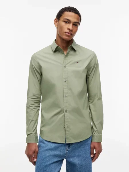 Tommy Jeans Cămașă verde