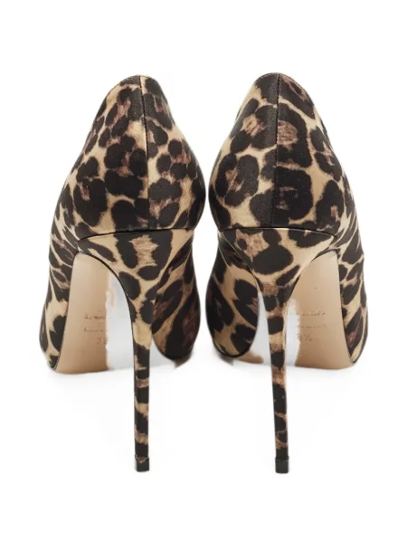 Pantofi cu toc Le Silla cu imagine cu model leopard maro
