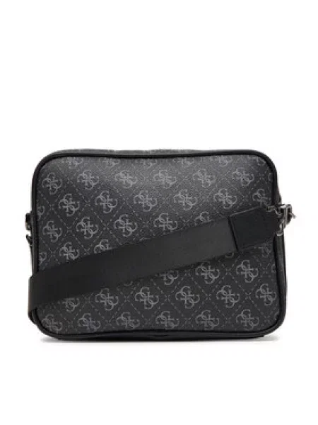 GUESS Torba preko ramena MILANO siva crna