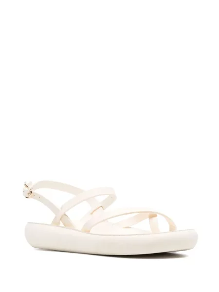 Sandale Ancient Greek Sandals din piele alb
