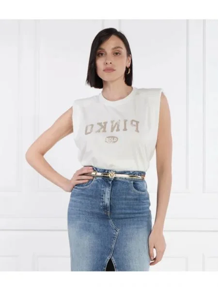 Pinko Tricou CACAO alb