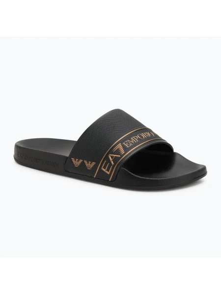 Шлепанцы Ea7 Emporio Armani черные