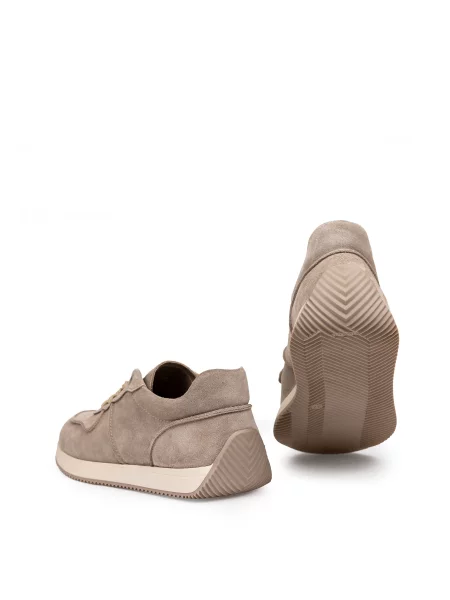 Замшевые повседневные кроссовки Alex Bell бежевые