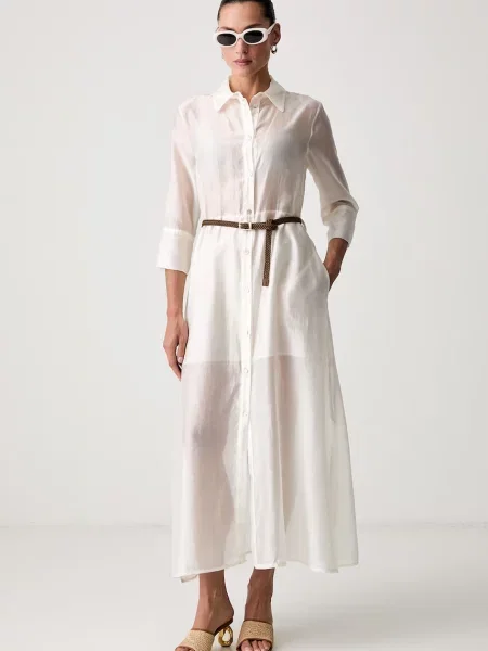 Haveone rochie de vară cu vâscoză bej