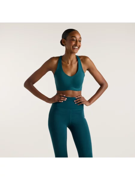 Biustonosz do biegania New Balance – zielony