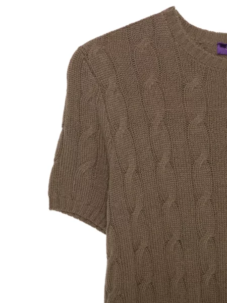 Scurt pulover Ralph Lauren Collection maro