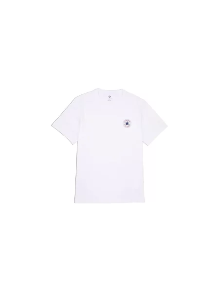 Converse Go-To Mini Patch T-Shirt Mężczyźni Koszulki Converse Size: M biały